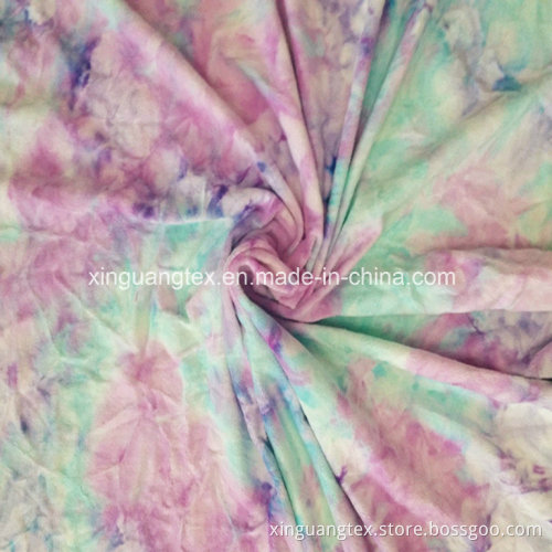 Polyester Tie Dyeing Minky Fabric
